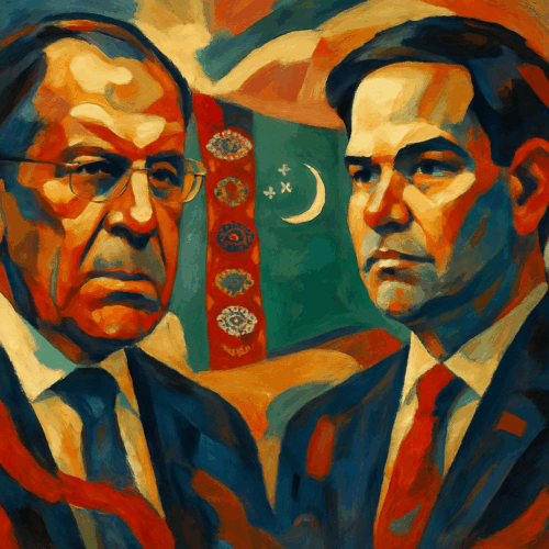 Rubio and Lavrov Turkmenistan